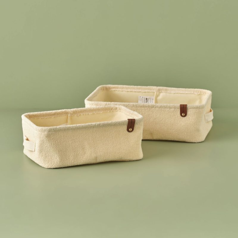 Karla 4 Piece Towel Fabric Home Organization Set - Image 3