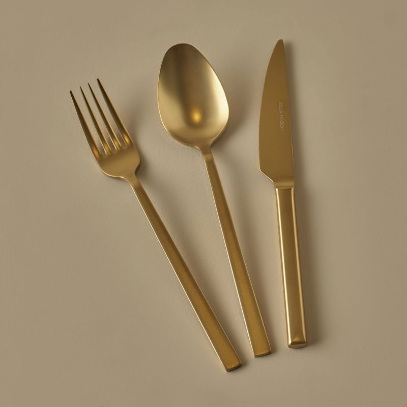 Premium Gold 42 Piece Cutlery Set - Image 2