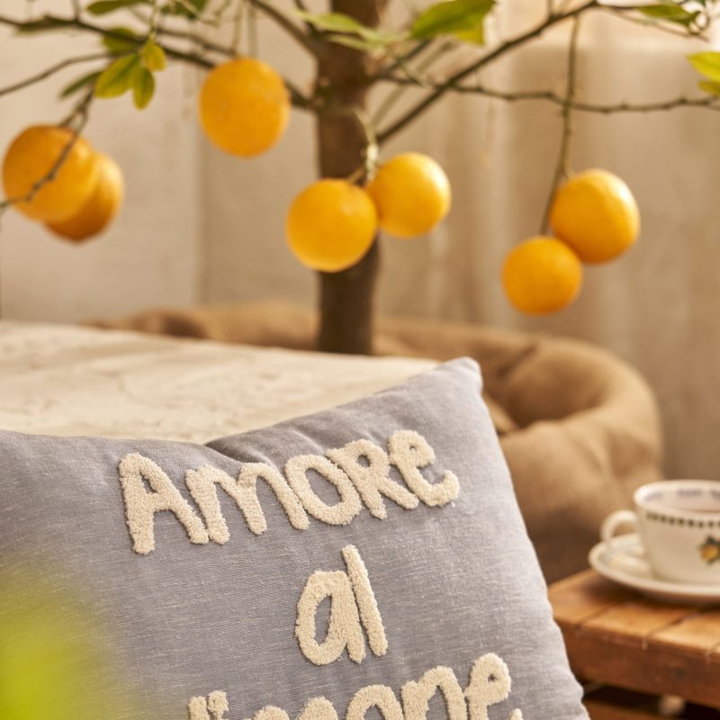 Lemoncello Punch Embroidered Throw Pillow Cover - Image 5