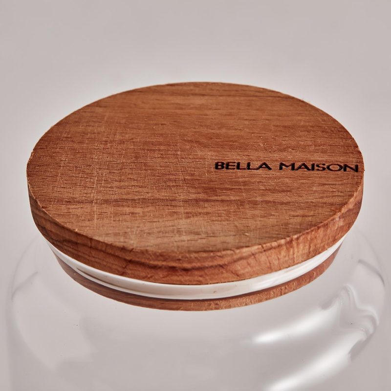 Joye Wooden Lid Jar Set of 3 ( 1400 cc ) - Image 2