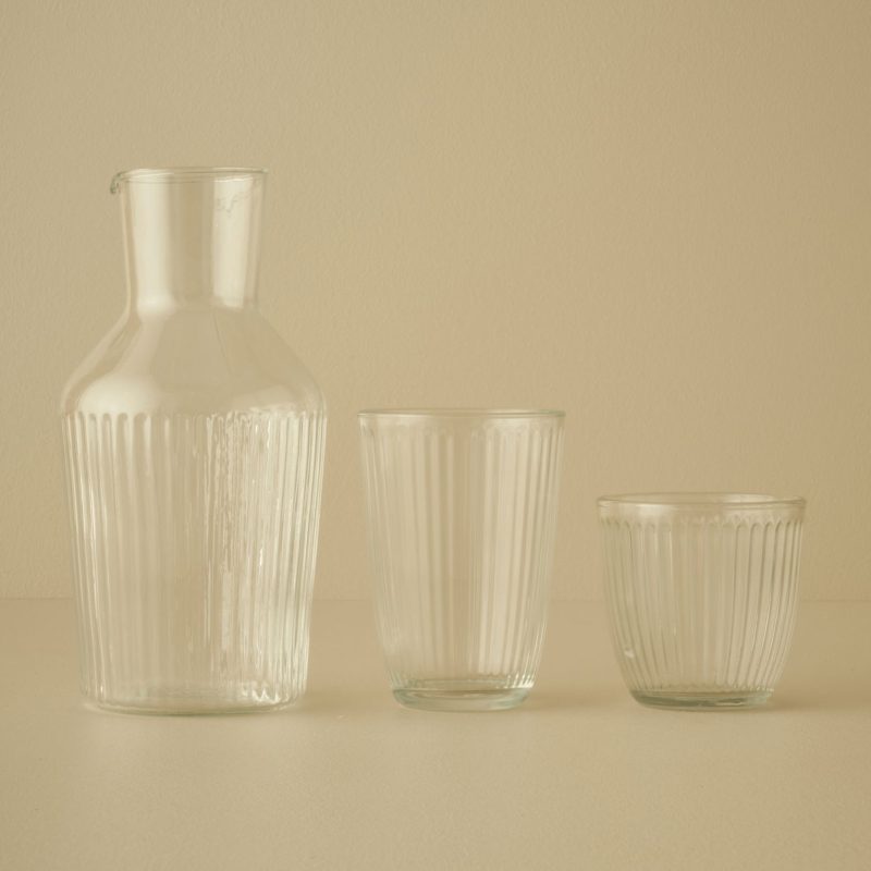 Line Soft Drink Glass Set of 6 Natural - Image 3