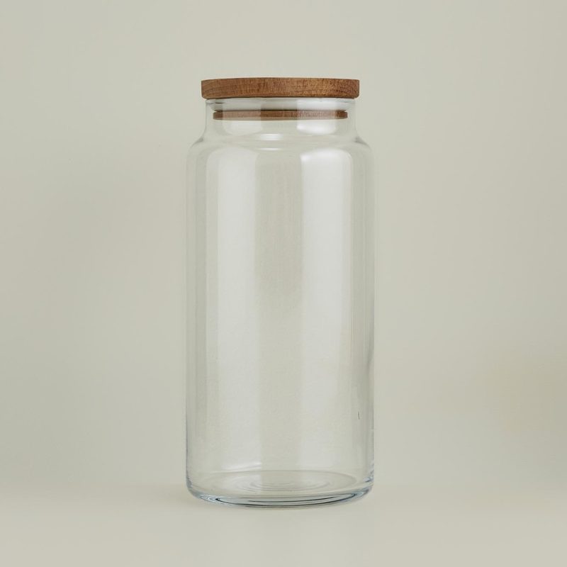 Joye Wooden Capped 2 Pieces Jar Set - Image 2