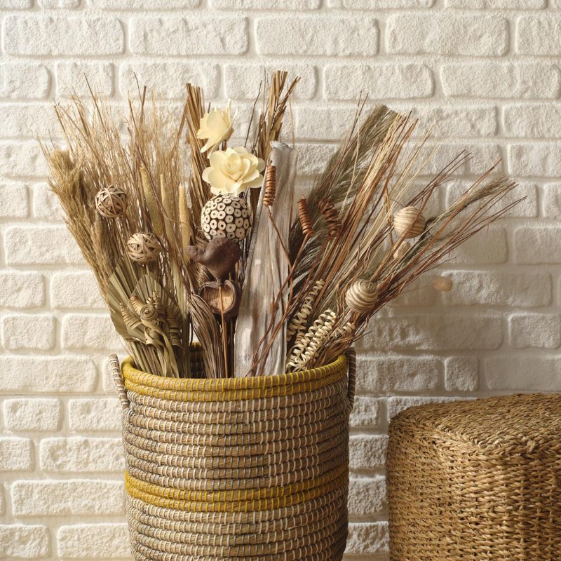 Pale rose&Palm Bouquet - Image 2