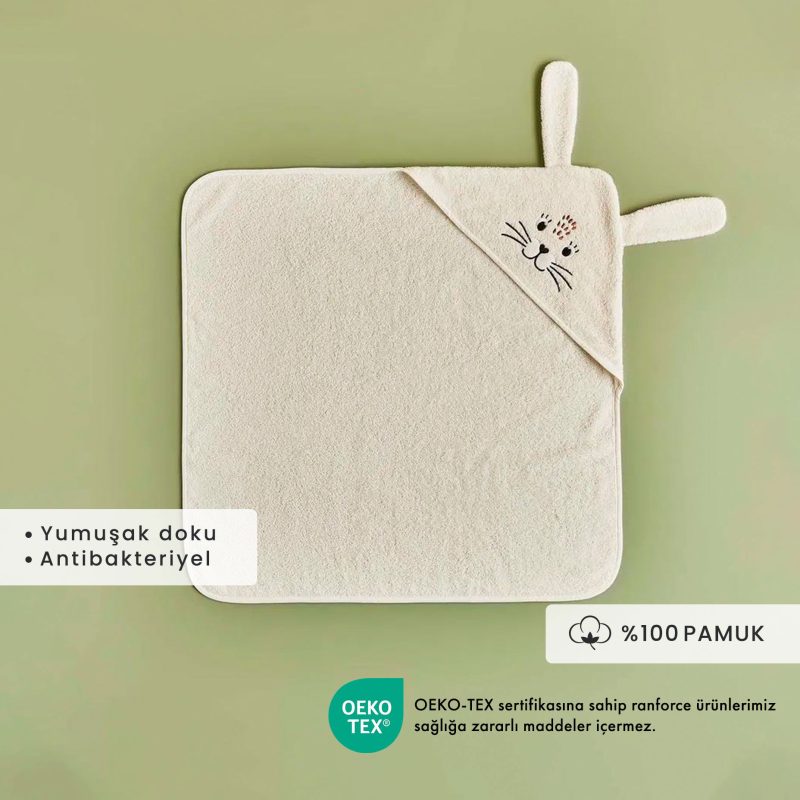 Rabbit Swaddle Towel - Image 2