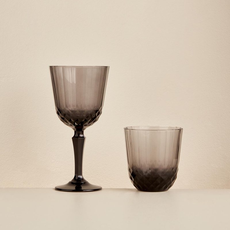 Colore Kesme Glass Set 12 Pieces Antrasit - Image 2