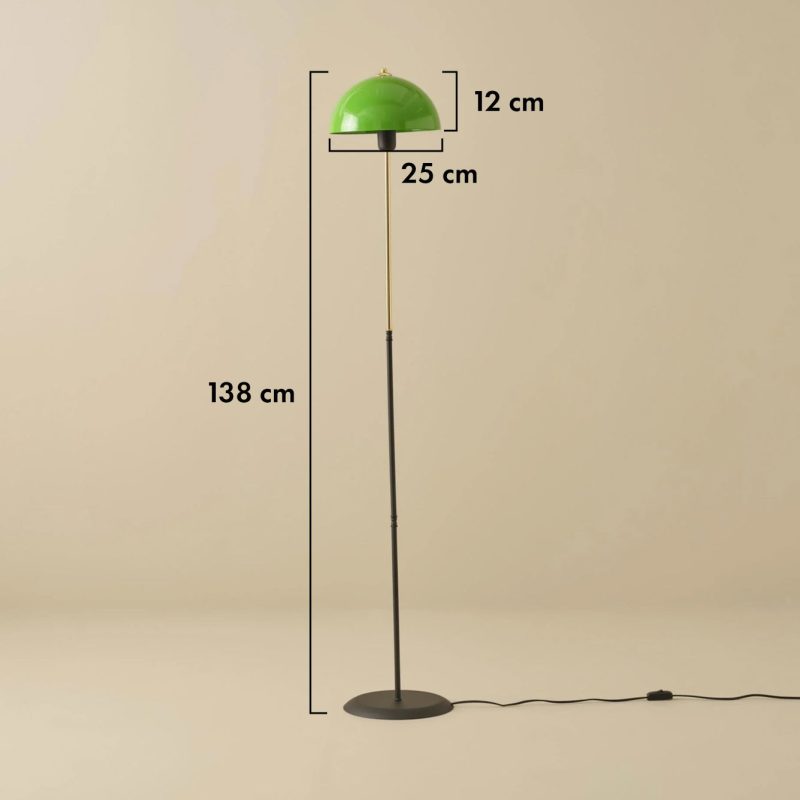 Swiss Decorative Metal Floor Lamp (25x12 cm) - Image 4