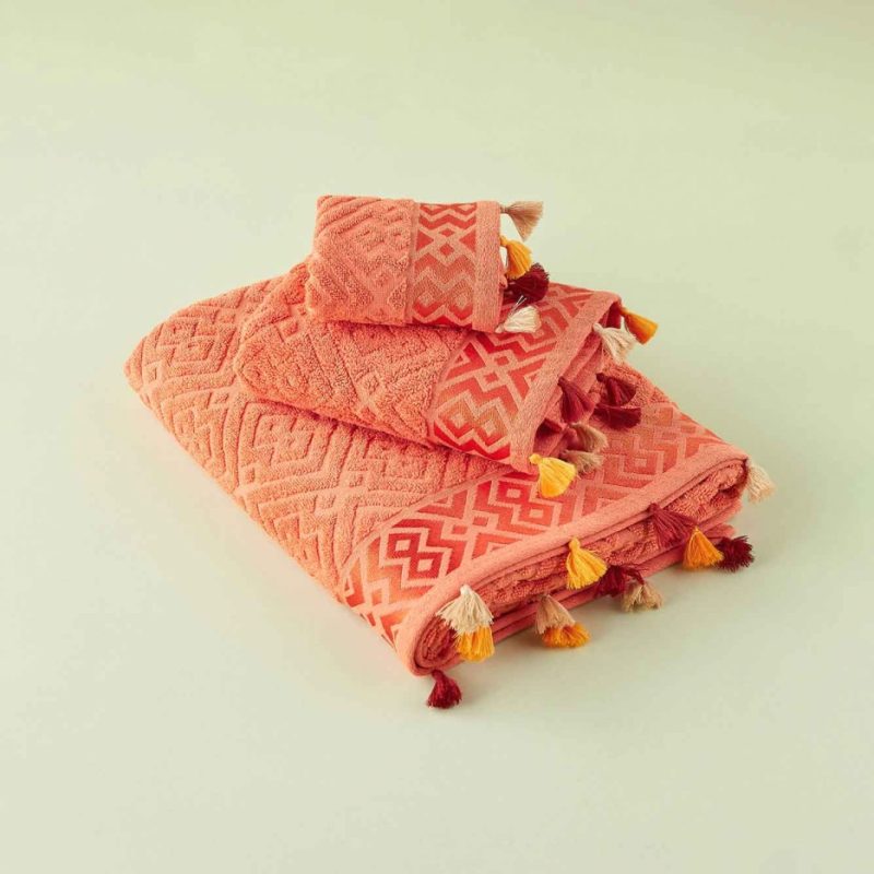 Mosaic Bath Towel - Image 3