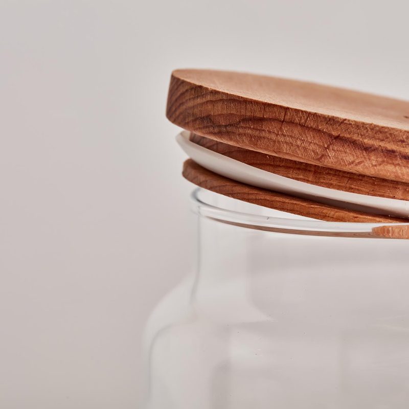 Joye Wooden Lid Jar Set of 3 ( 290 cc ) - Image 3
