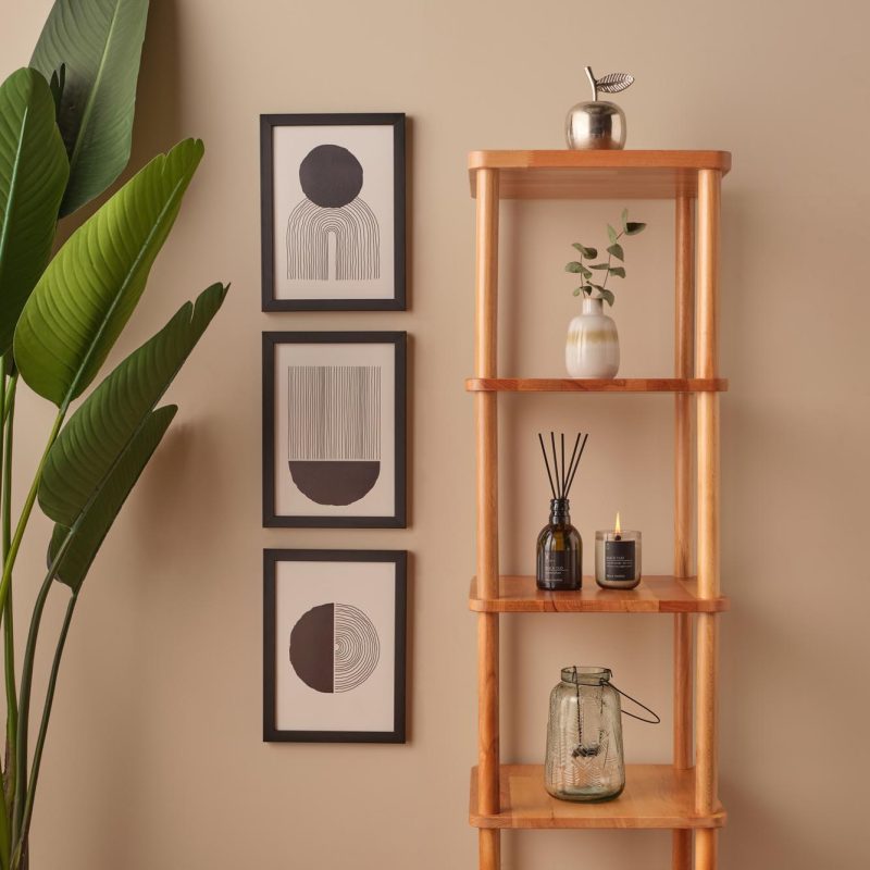 Graphic Line Triple Framed Painting - Image 2