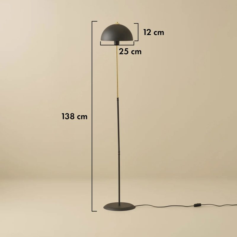 Swiss Decorative Metal Floor Lamp (25x12 cm) - Image 4