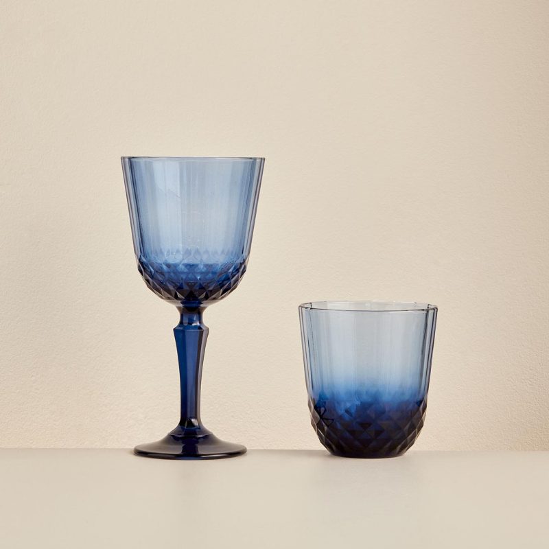 Colore Kesme Glass Set 12 Pieces Blue - Image 2