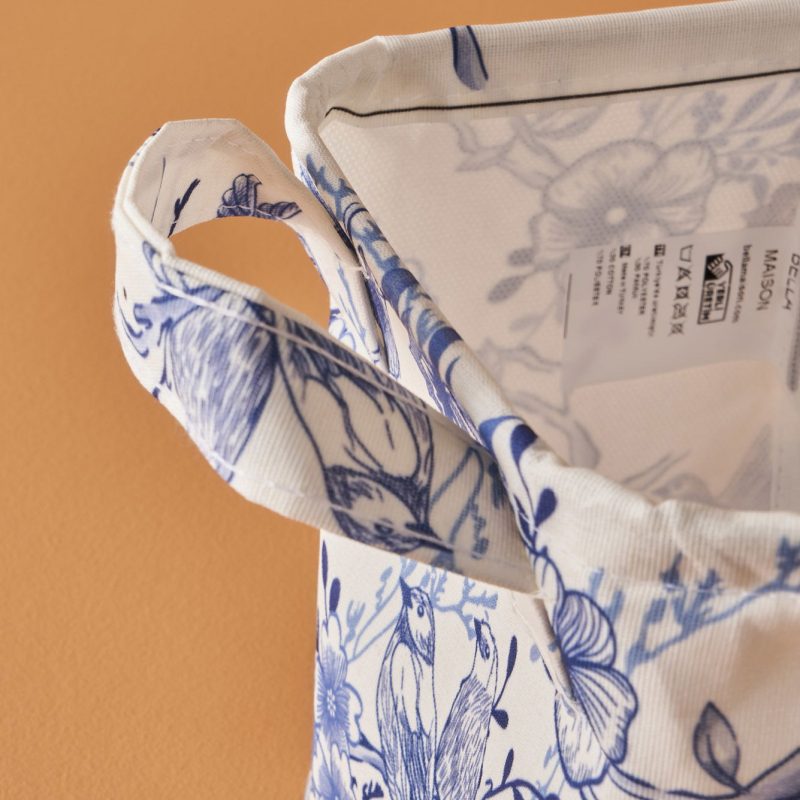 Bleu Blanc 2-Piece Laundry Basket Set - Image 4