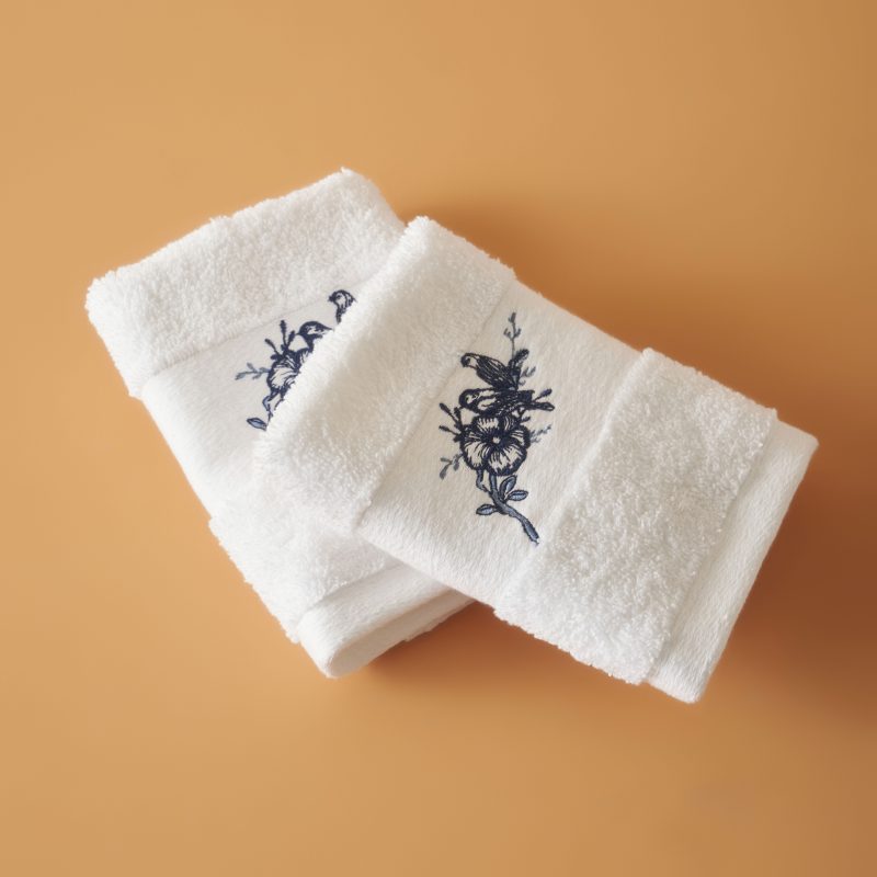 Bleu Blanc Hand Towel 2-pack