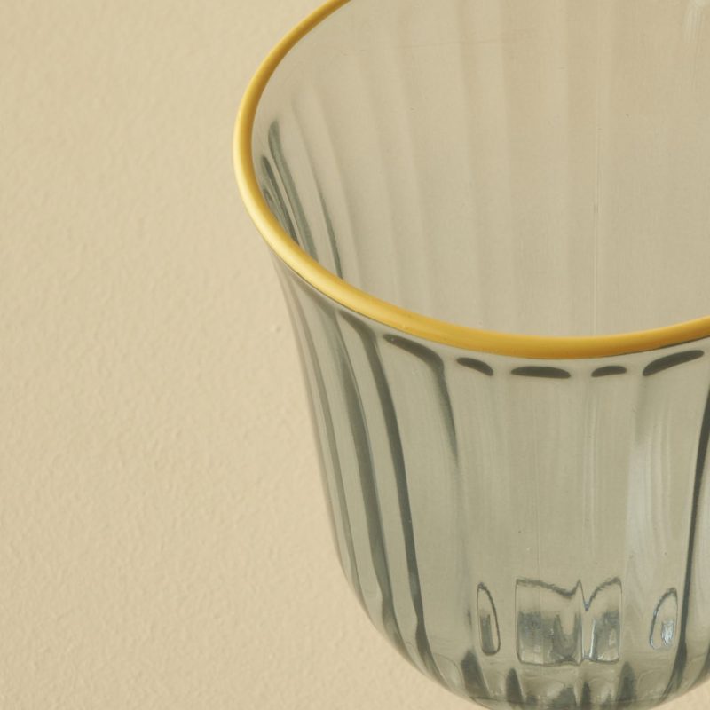 Line Wine Glass Set of 6 Blue - Image 2