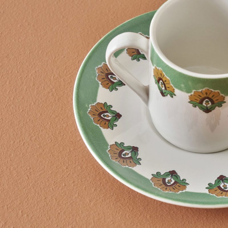 Indian Coffee Cup&Saucer, Set of 6 - Image 3