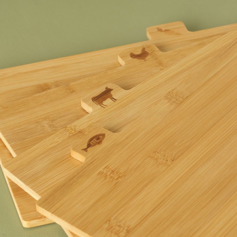 Curvi Trencher Set of 4 Natural (28x20x7 cm) - Image 3
