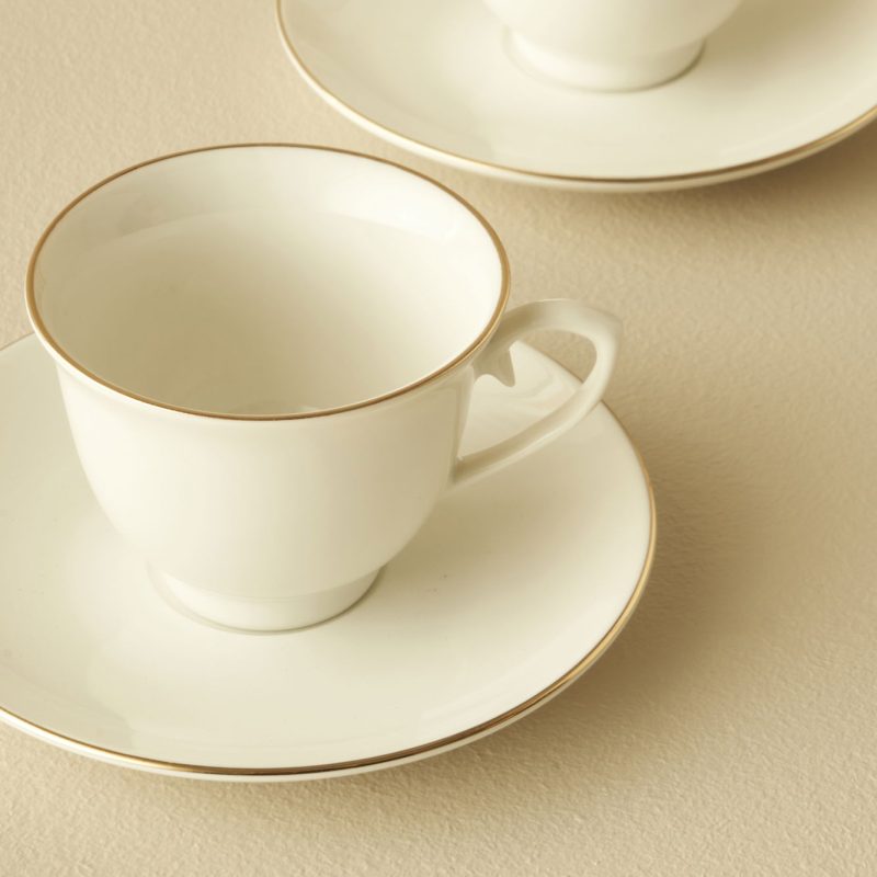 Felis Coffee Cup Set of 2 Gold - Image 2
