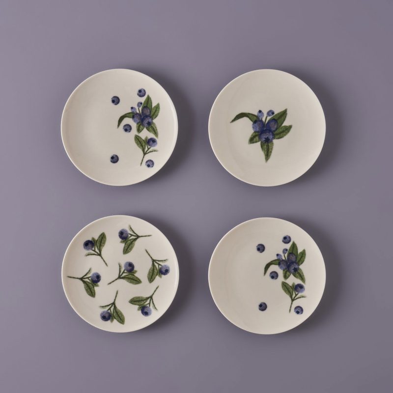 Blueberry Side Plate Set of 4 (19 cm) - Image 2