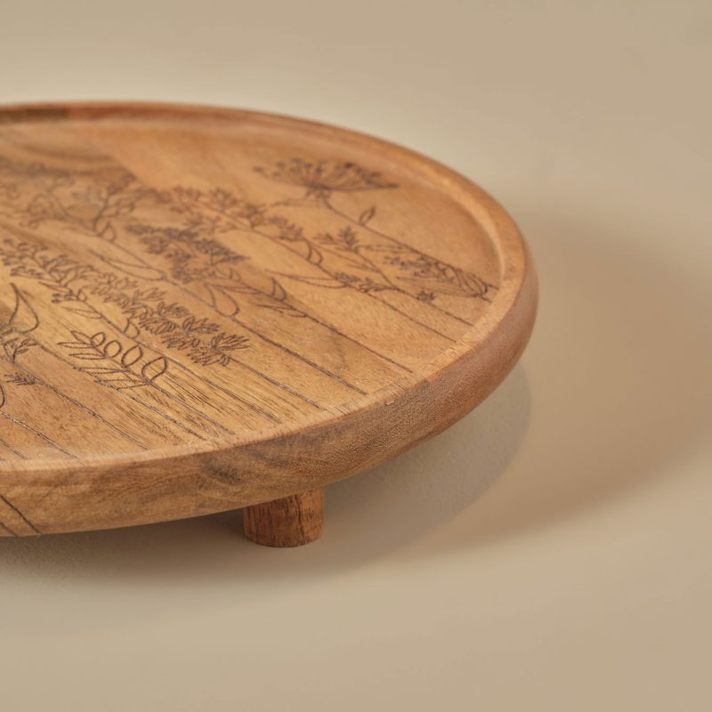 Jane Serving Plate Naturel (27x3 cm) - Image 2