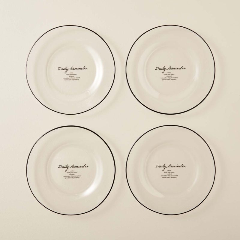 Daily Reminder Serving Plate Set of 4 - Image 2