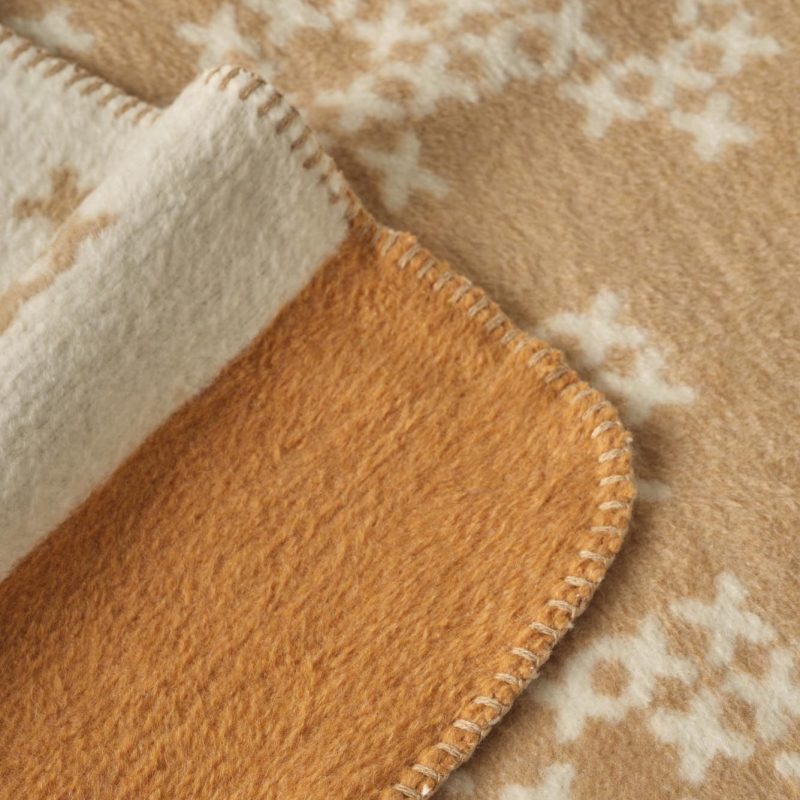 Lilith Blanket Double Size Light Brown (180x220 cm) - Image 6