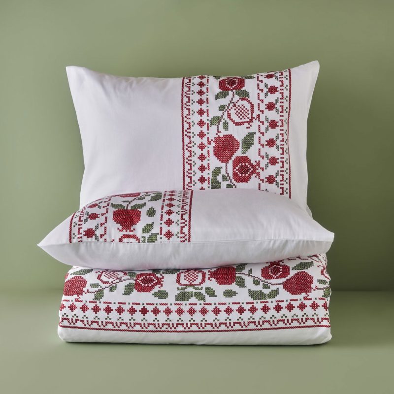 Jolly Single Duvet Cover Set 100% Cotton Satin - Image 4
