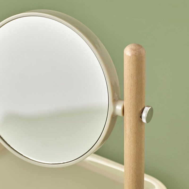 Pansy Mirror Light Gray - Image 2