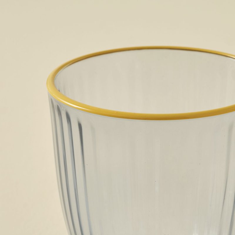 Line Glass Set of 6 Blue - Image 2