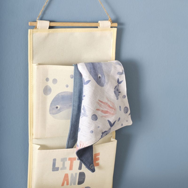 Marine Muslin Bib Set of 2 - Image 5