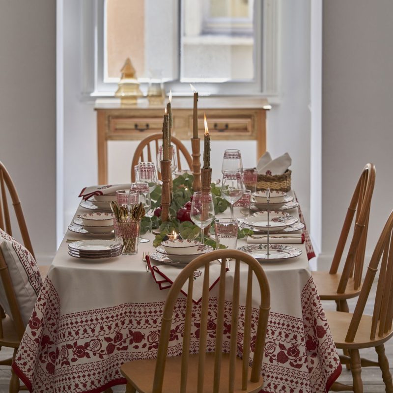 New Year Tablecloth Beige (153x250 cm) - Image 2