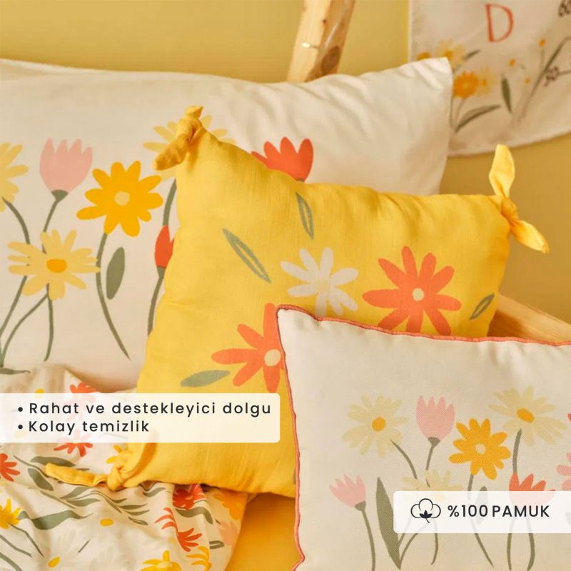 Freya Muslin Throw Pillow - Image 2