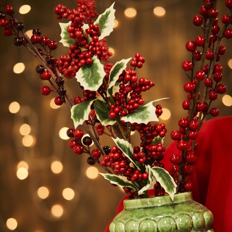 Dalia Christmas Branch Flower - Image 3