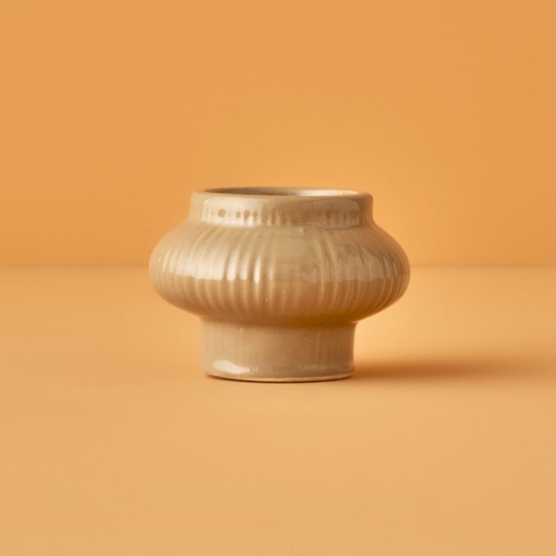 Perla Candle Holder Beige - Image 3