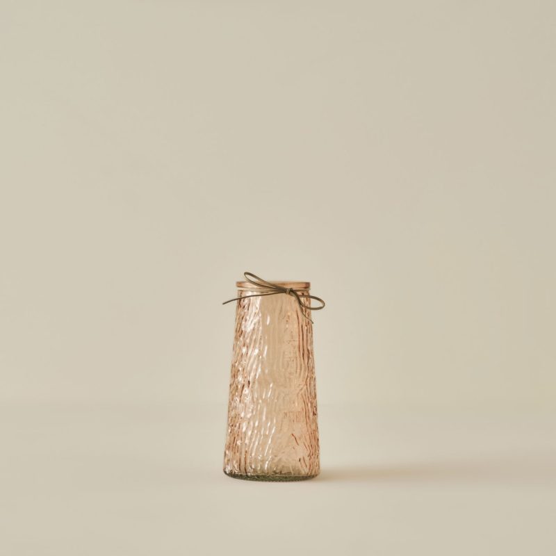 Garden Glass Vase Pink - Image 2