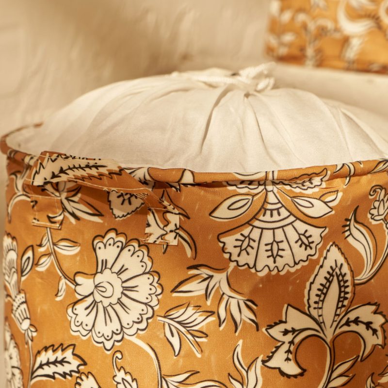 Indian 2-Piece Laundry Basket Set - Image 3