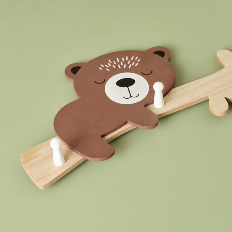 Bear Baby Hanger Natural (48x4x25 cm) - Image 2