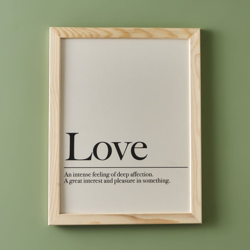 Home Love Framed Painting 30x40 cm Set of 2 - Image 3