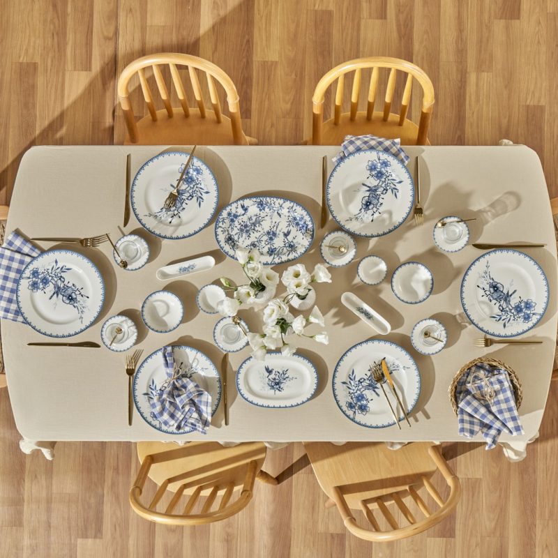 Bleu Blanc 26-piece Breakfastware Set - Image 3