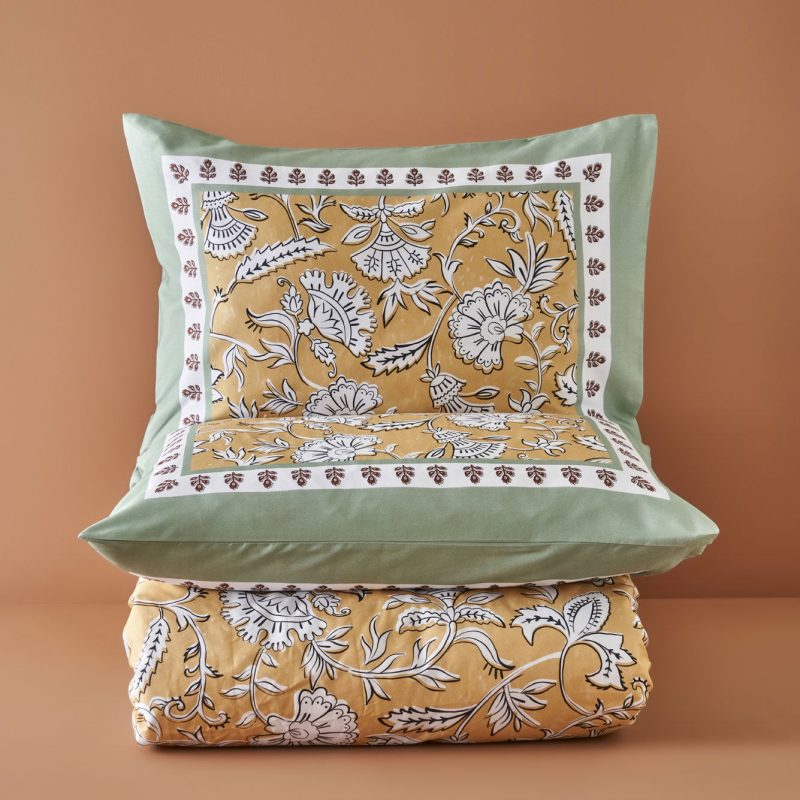 100% Cotton Satin Indian Single Duvet Cover Set - Image 5