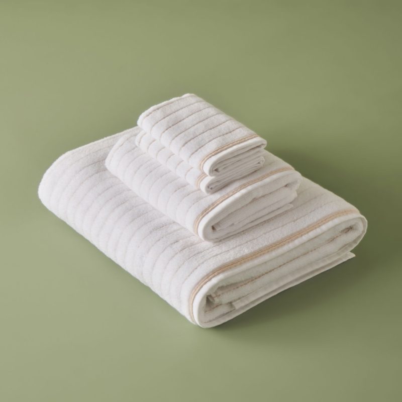 Belinda 4 Piece Towel Set Beige - Image 2