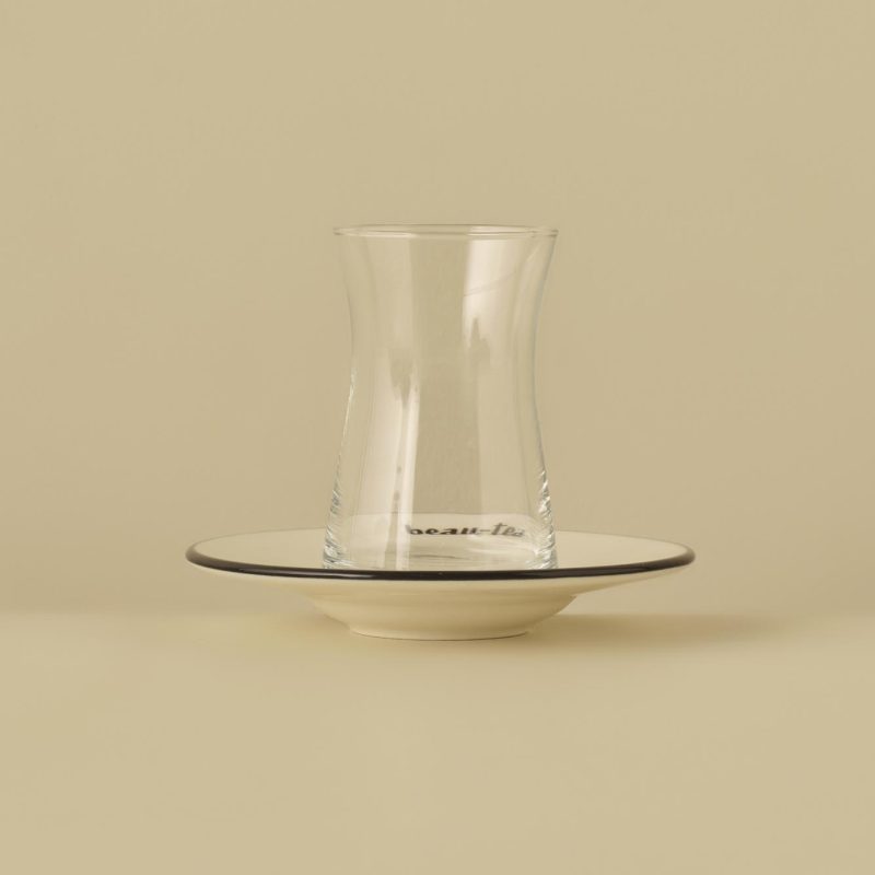 Tea Talk Tea Glass Set Powder / 6 Pieces Black 170 cc - Image 4