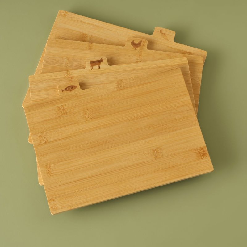 Curvi Trencher Set of 4 Natural (28x20x7 cm) - Image 2