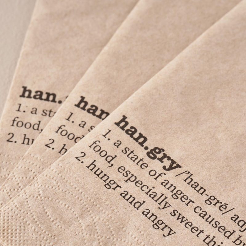 Hangry Napkin 100 Piece - Image 3