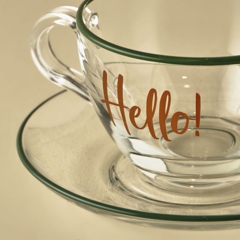 Hello Tea Cup Set of 2 (240 cc) - Image 4