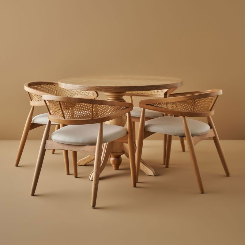 Ocaliptus 5 Piece Table and Chair Set - Image 2
