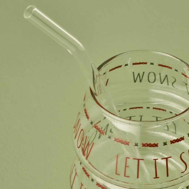 Jolly Borosilicate Cup With Straw - Image 2