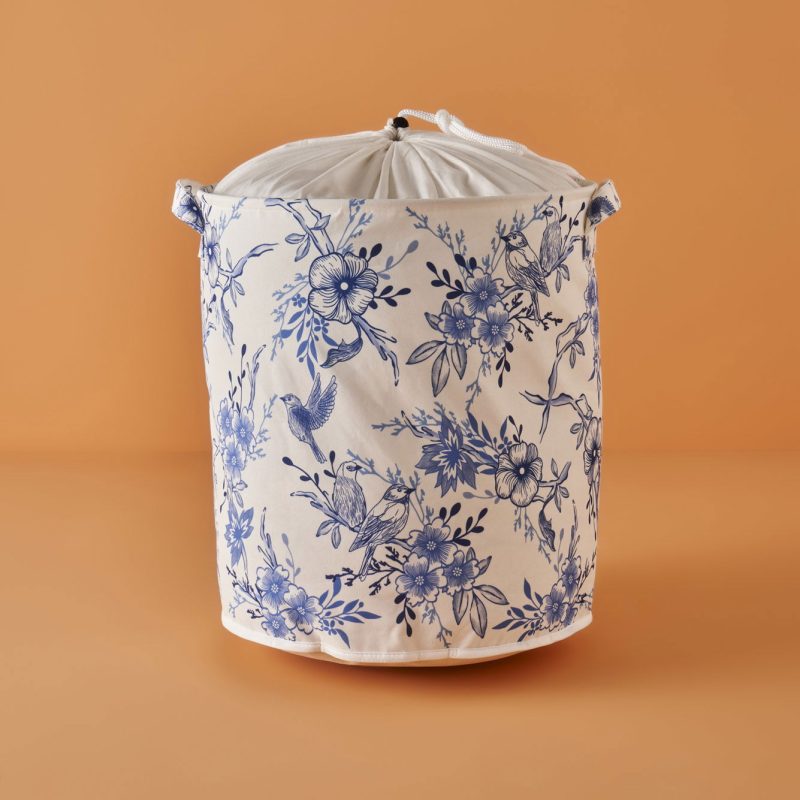 Bleu Blanc 2-Piece Laundry Basket Set - Image 2