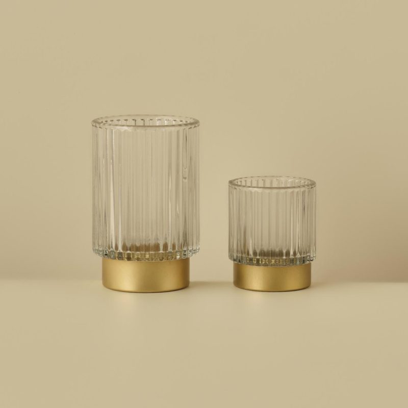 Benny Candle Holder Blue (7x8 cm) - Image 3