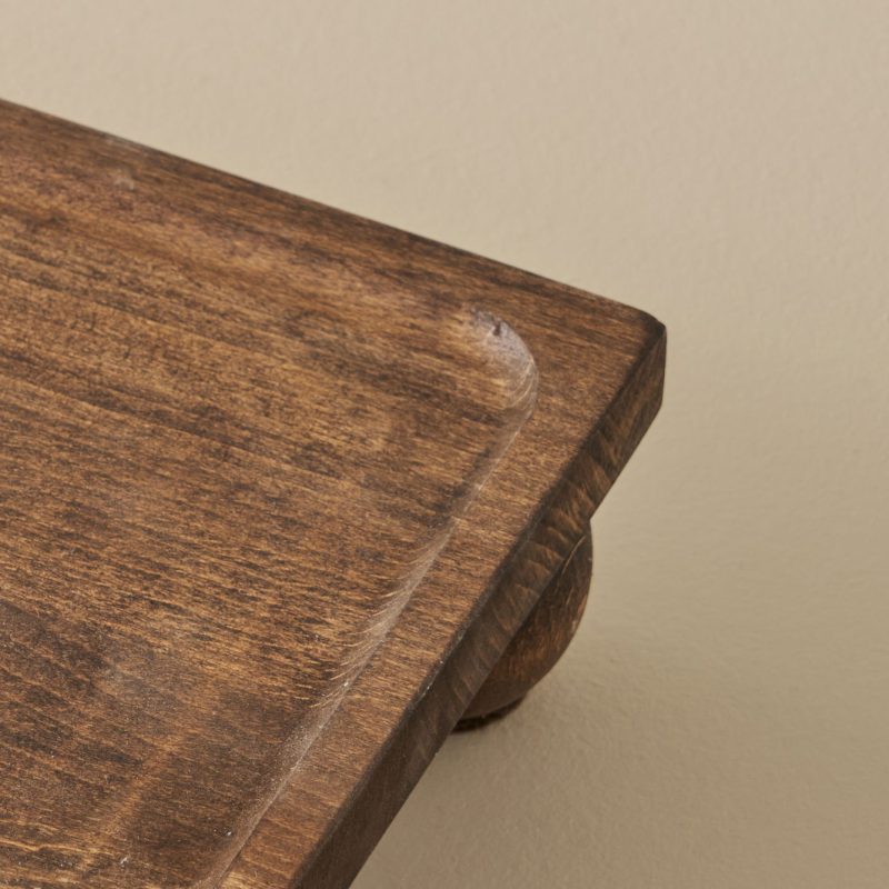 Wooden Serving Stand 17x30 cm - Image 2