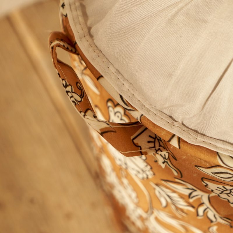 Indian 2-Piece Laundry Basket Set - Image 4